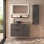 Mueble de baño Verso suspendido sobre encimera de Visobath